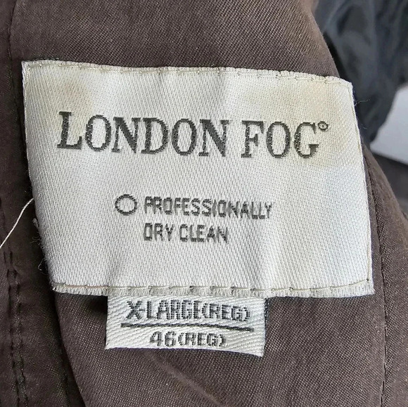 London Fog XL‎ over size parka jacket sage green hooded drawstring waist - Picture 6 of 9